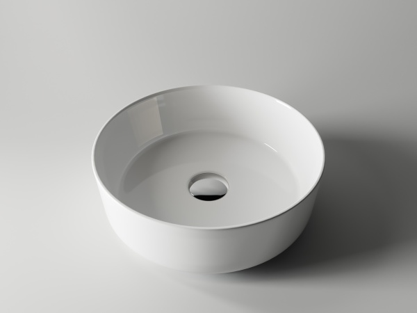 Раковина накладная круглая Ceramica Nova Element CN5001 фарфор цвет белый