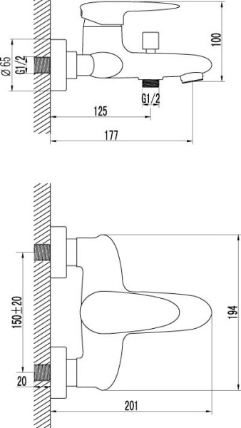 Смеситель  Lemark Status LM4402C  
 