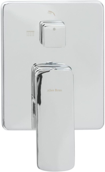 Смеситель для душа на 2 выхода Allen Brau Infinity 5.21014-00 встраиваемый в стену 
без термостата хром
