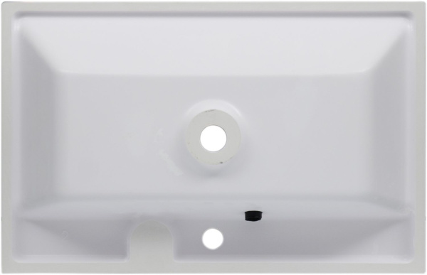Раковина мебельная прямоугольная Aquanet Орлеан 00179394 литьевой мрамор цвет белый