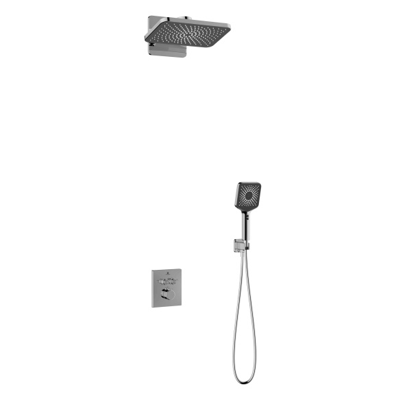 Душевая система со смесителем Vincea Inspire VSFW-3I21MT4CH монтаж встраиваемая в стену с термостатом хром