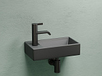 Раковина подвесная прямоугольная Ceramica Nova Element CN6051RMDH фарфор цвет темно-серый матовый