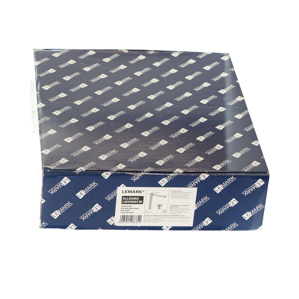 Смеситель для раковины Lemark Allegro LM5909CW хром/белый