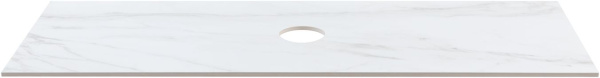 Столешница для ванной Allen Brau Fantasy 1.11011.M 119.4 см керамогранит, цвет белый