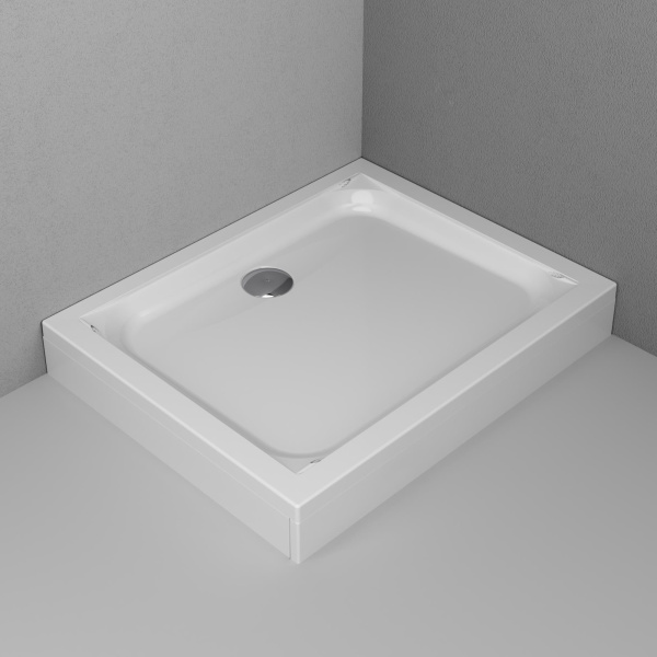 Душевой поддон низкий Am.Pm Gem W90T-404-100280W прямоугольный акрил 100x80 белый