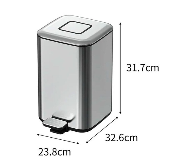 Ведро для мусора Boheme Q 10948-C 9 л