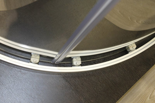 Душевой угол Cezares Relax RELAX-R-2-80-C-Bi четверть круга  стекла , профиль 