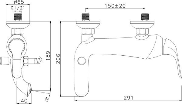 Смеситель  Lemark Swan LM5402BG  
 