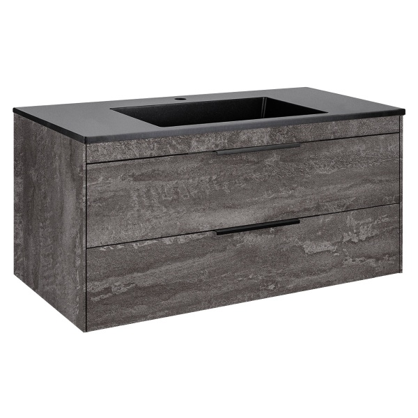 Тумба  подвесная Vincea Chiara 2D VMC-2C2100GS 100 см  2 ящика цвет G.Stone 