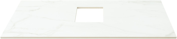 Столешница для ванной Allen Brau Infinity 1.21011.M 85 см керамогранит, цвет белый
