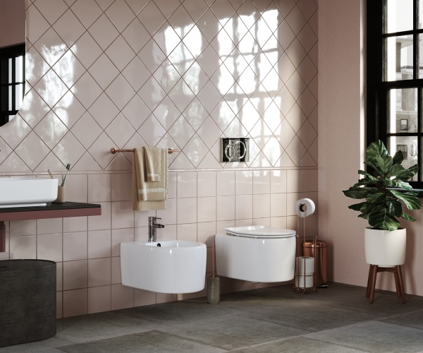 Биде подвесное Ceramica Nova Moments CN3004 фарфор, цвет белый