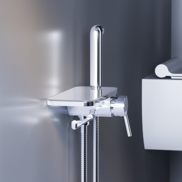 Гигиенический душ Damixa Jupiter 773500001 встраиваемый в стену хром