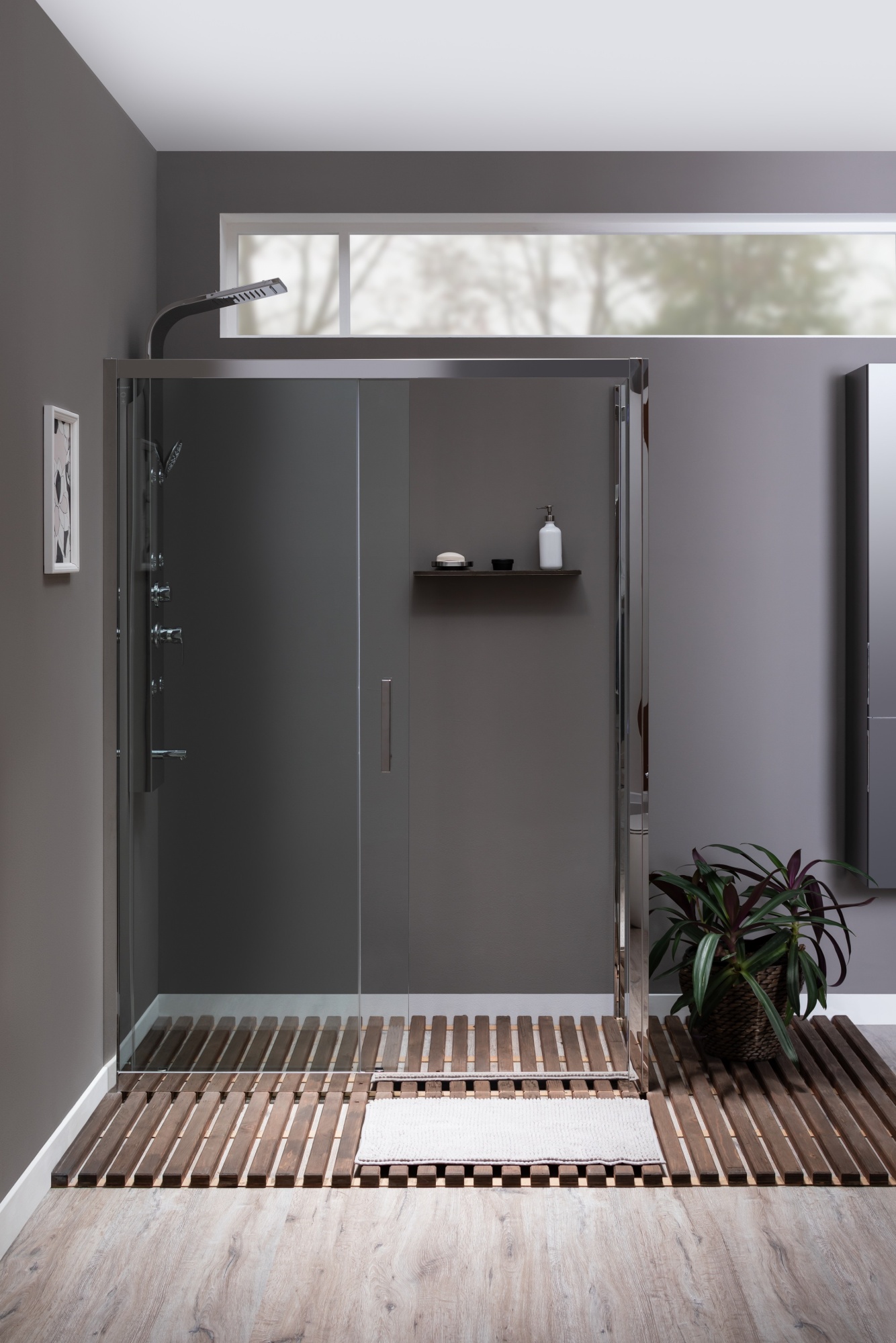 Душевой угол Aquanet Delta 183845 прямоугольная  стекла прозрачные, профиль хром