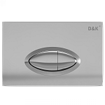 Кнопка смыва механическая D&amp;K Rhein.Marx DB1399001 цвет хром