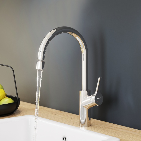 Смеситель для кухни Damixa Eclipse 310722000 без подключения к фильтру хром