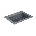 Раковина Vincea VCB-13600G мебельная цвет серый матовый Раковина Vincea VCB-13600G мебельная цвет серый матовый