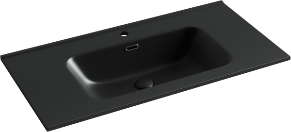 Раковина мебельная прямоугольная Ceramica Nova Element CN7002MB фарфор цвет черный матовый