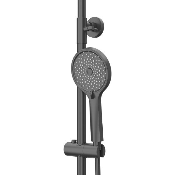 Душевая система со смесителем Cezares Relax RELAX-CD-NOP монтаж настенная без термостата черный матовый
