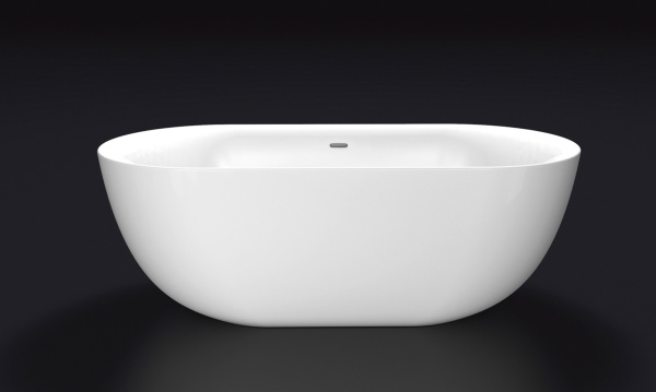 Акриловая ванна отдельностоящая BelBagno  BB27 150x80 овальная цвет белый