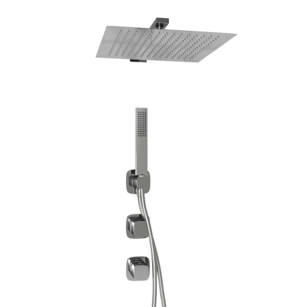 Душевая система со смесителем Wasserkraft Naab 8600 A8651.312.090.118.326.087.103 монтаж встраиваемая в стену без термостата хром