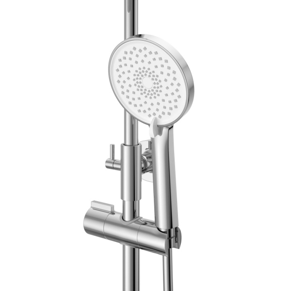 Душевая система со смесителем BelBagno Albano ALBANO-VSCM-CRM монтаж настенная без термостата хром