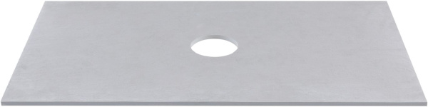 Столешница для ванной Allen Brau Fantasy 1.11009.G-S 81 см керамогранит, цвет серый