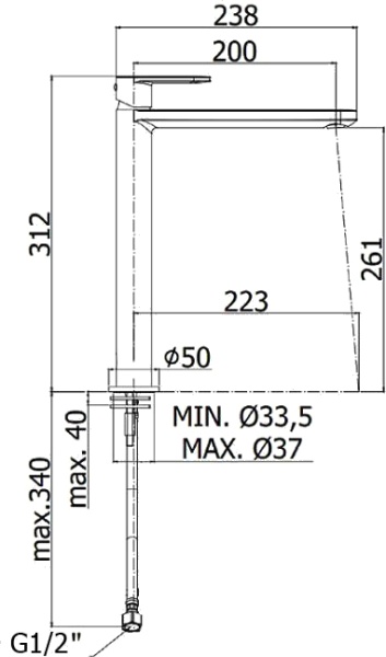 Смеситель для раковины Paffoni Candy CA081CR 
