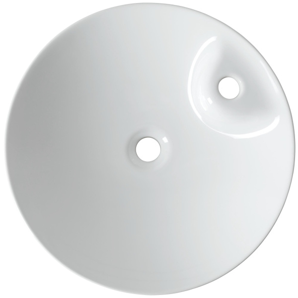 Раковина накладная круглая Allen Brau Fantasy 4.11018.20 керамика цвет белый