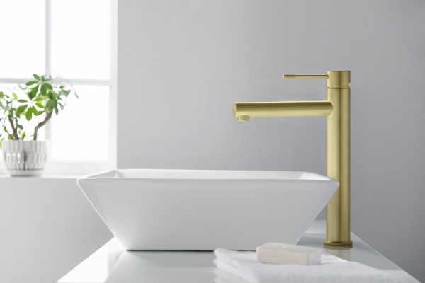 Смеситель для раковины Timo Saona 2311/17F матовое золото