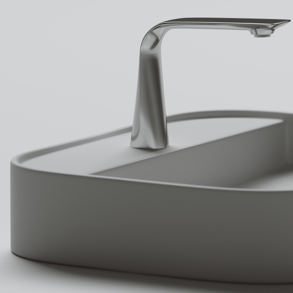 Раковина накладная прямоугольная Ceramica Nova Element CN6034 фарфор цвет белый