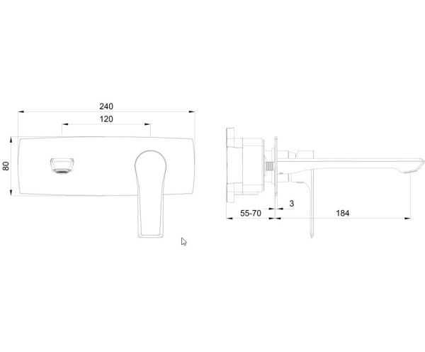 Смеситель для раковины Wonzon&amp;Woghand Brilliant WW-88869079-CR хром