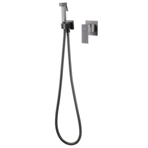 Гигиенический душ Abber Daheim AF8225NG встраиваемый в стену никель