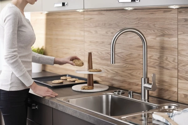 Смеситель для кухни VitrA Masterline A42153EXP без подключения к фильтру хром