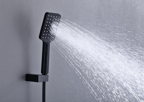 Душевая система со смесителем Timo Petruma SX-5049/03SM монтаж встраиваемая в стену с термостатом черный