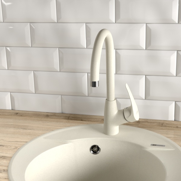 Смеситель для кухни Lemark Linara LM0405PJS без подключения к фильтру жасмин