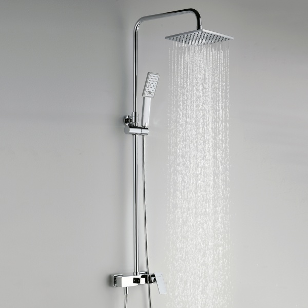Душевая система со смесителем Wasserkraft  A17702 монтаж настенная без термостата хром