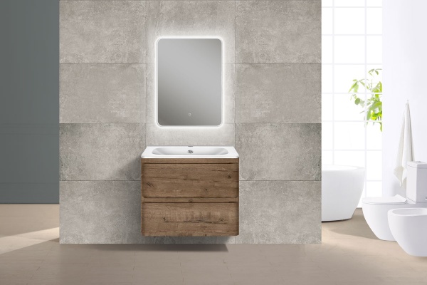 Тумба  подвесная Vincea Vico VMC-2V600VO 60 см  2 ящика цвет V.Oak 