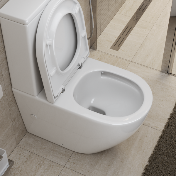 Унитаз напольный BelBagno Sfera-R  крышка-сиденье в комплекте 