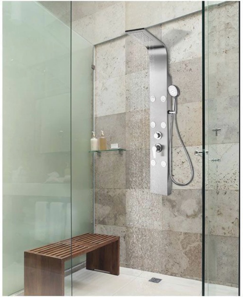 Душевая система со смесителем Aquanet Galaxy 209998 монтаж настенная без термостата хром