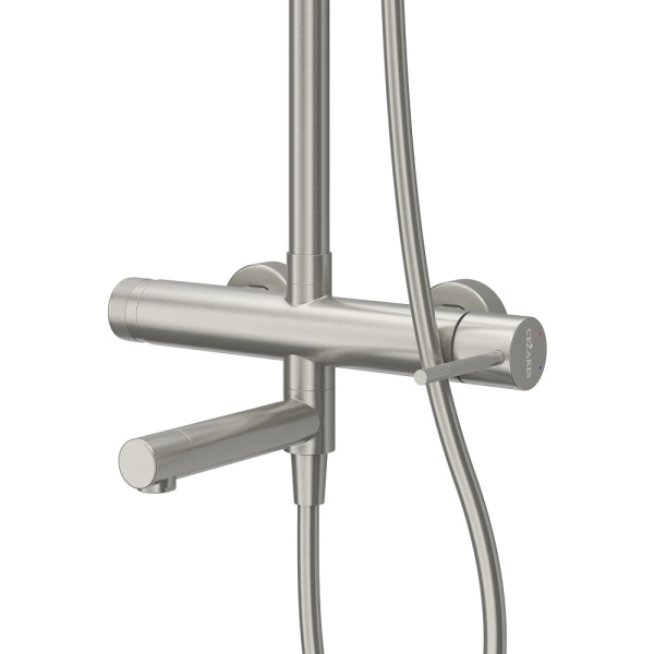 Душевая система со смесителем Cezares Relax RELAX-CVD-IN монтаж настенная без термостата сатин