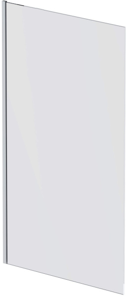 Шторка для ванны неподвижная  Am.Pm Gem W90BS-080-140CT 80 см, стекла прозрачные, профиль хром