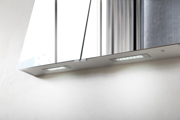 Зеркальный шкаф с подсветкой BelBagno  SPC-2A-DL-BL-900 90 см  сенсор