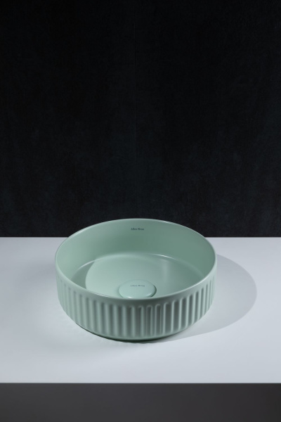 Раковина накладная круглая Allen Brau Fantasy 4.11032.MT керамика цвет зеленый