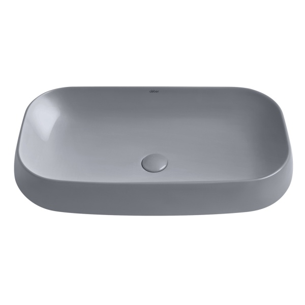 Раковина  прямоугольная Abber Rechteck AC2210MG фаянс цвет серый матовый