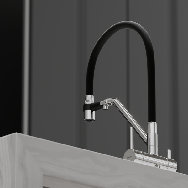 Смеситель для кухни Sancos Dora SC4003CH с подключением к фильтру хром