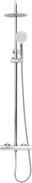 Душевая система со смесителем Allen Brau Eclipse 3.0 5.E1A11-00 монтаж настенная с термостатом хром
