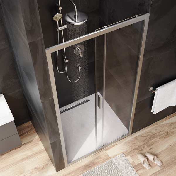 Душевая дверь Am.Pm Gem W90G-100-1-195MT 100 см стекла прозрачные, профиль хром