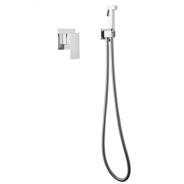 Гигиенический душ Abber Daheim AF8225 встраиваемый в стену хром