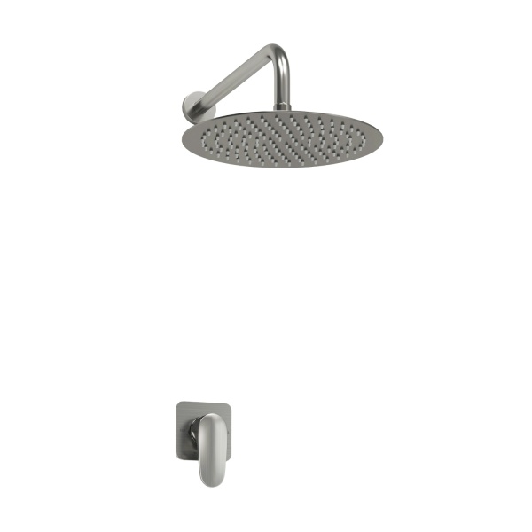 Душевая система со смесителем Wasserkraft Spree 1400 A1451.097.121 монтаж встраиваемая в стену без термостата никель