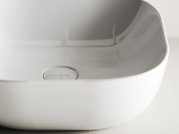 Раковина накладная квадратная  Ceramica Nova Element CN6010 фарфор цвет белый